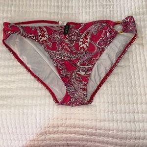 Ralph Lauren Size 16 pink and white paisley hipster bottoms. EUC